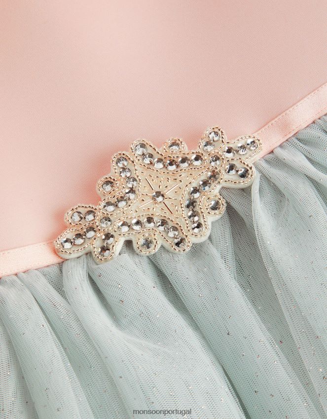 roupas vestido de salgueiro terra das maravilhas Monsoon garota multi RPLH8F1657