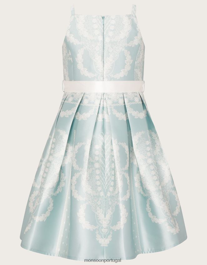 roupas vestido duquesa madeline Monsoon garota azul RPLH8F1888