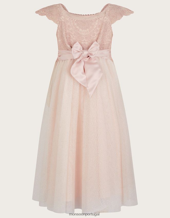 roupas vestido estela Monsoon garota rosa RPLH8F1641
