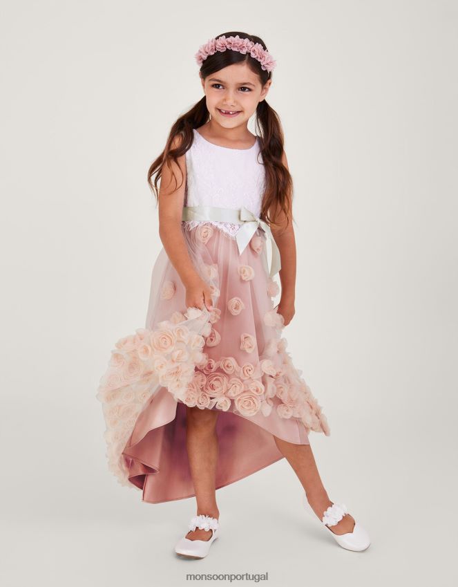 roupas vestido ianthe Monsoon garota rosa (rosa escuro) RPLH8F1565