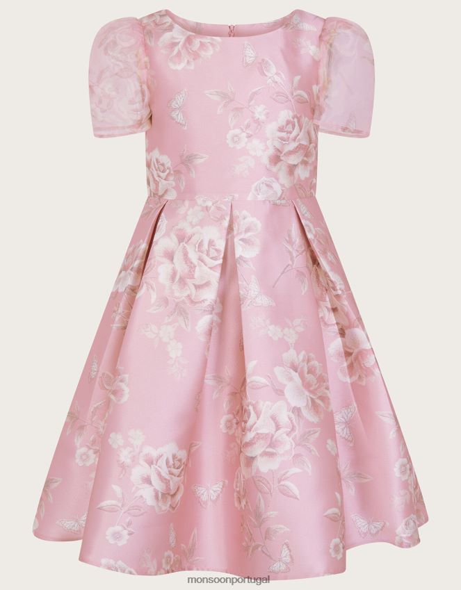 roupas vestido marcy roses sarja duquesa Monsoon garota rosa (rosa escuro) RPLH8F1578