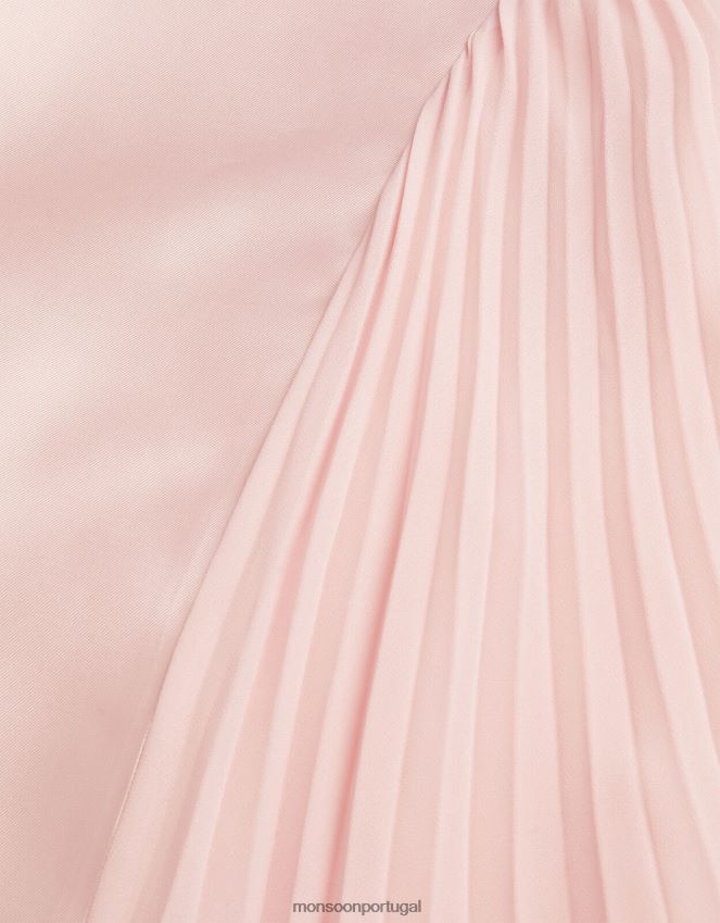 roupas vestido polly plissado Monsoon crianças rosa RPLH8F2767