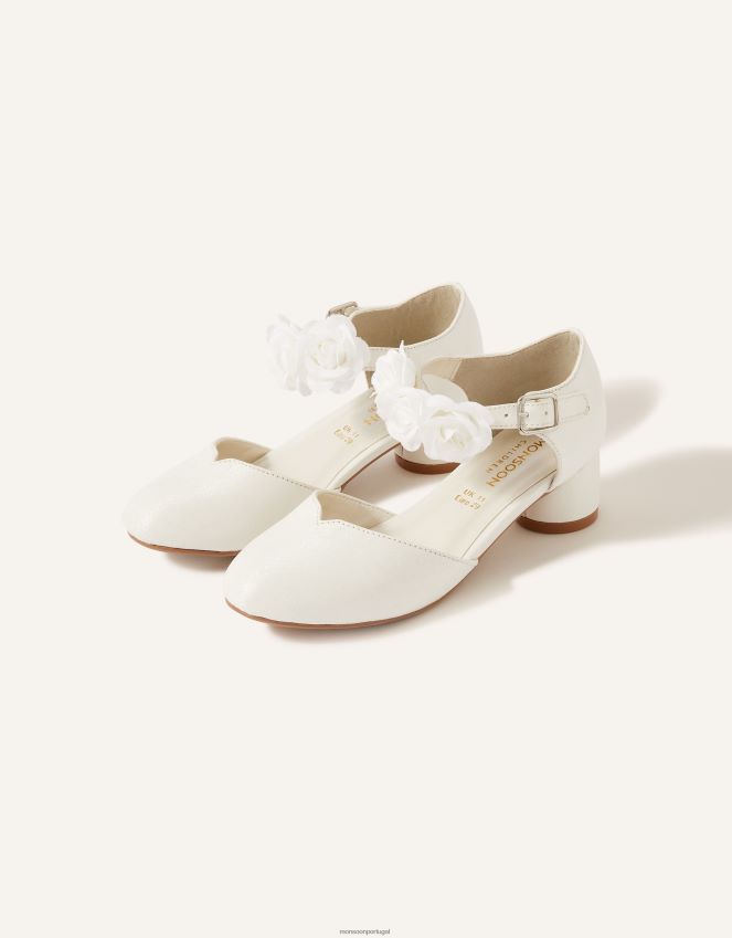 calçados corsage saltos de duas partes Monsoon garota marfim RPLH8F2358