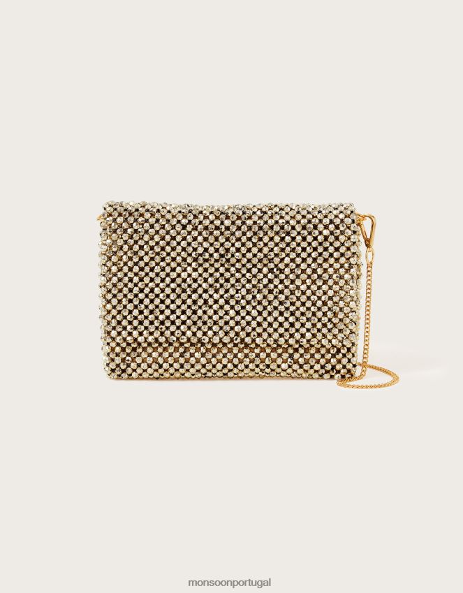 acessório bolsa de contas Monsoon mulheres moda RPLH8F1206