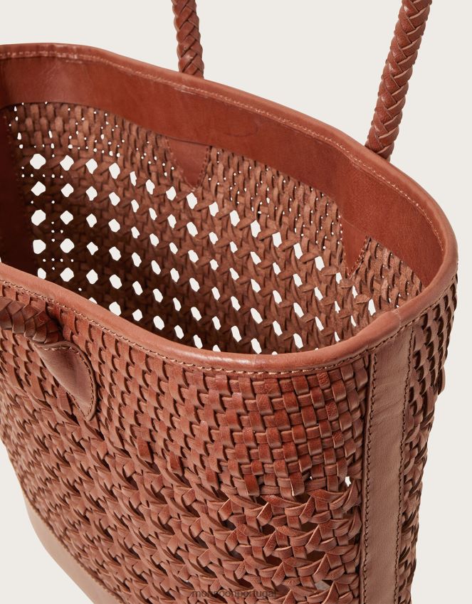 acessório bolsa de couro tecido Monsoon mulheres moda RPLH8F1458