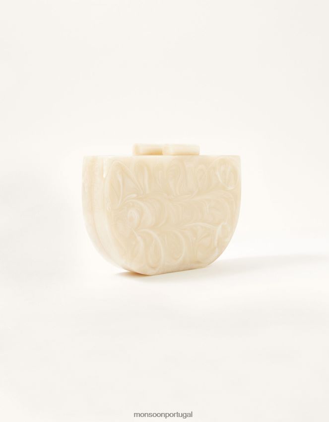 acessório bolsa de noiva de resina Monsoon mulheres moda RPLH8F1438