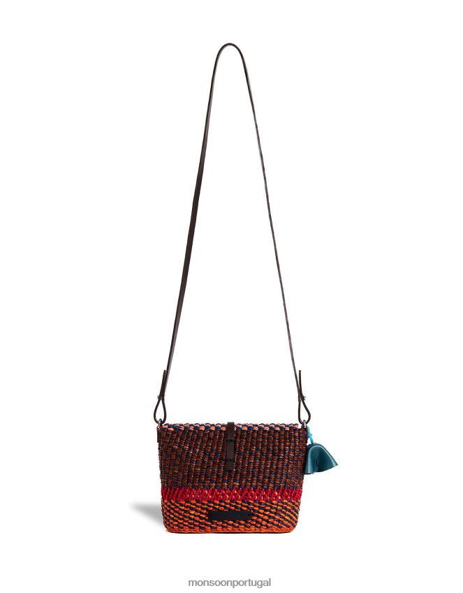 acessório bolsa transversal aaks sinsi mocha Monsoon mulheres à moda RPLH8F1256