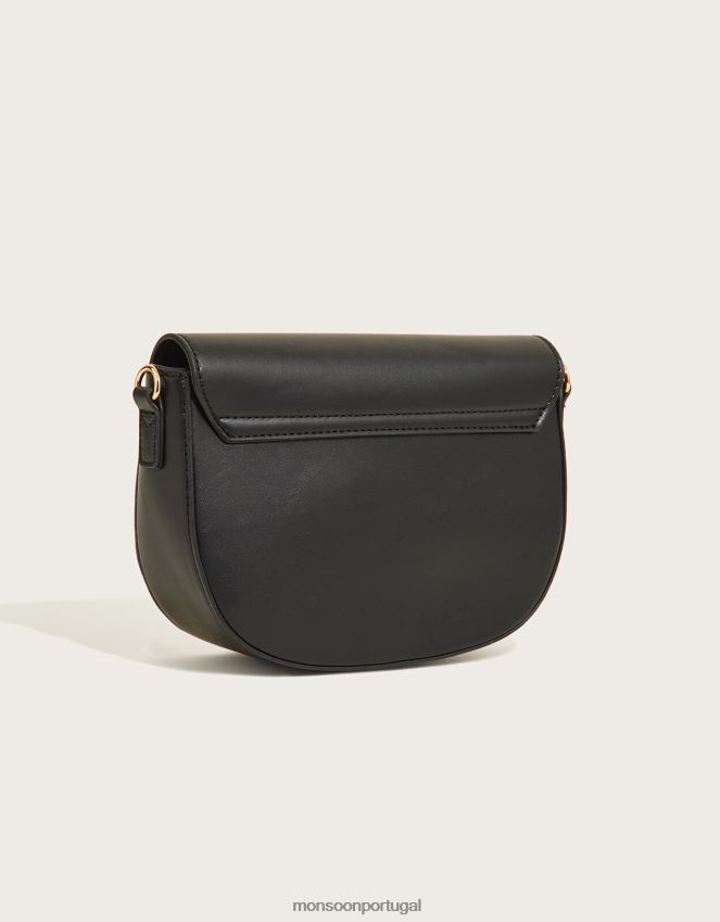 acessório bolsa transversal curva Monsoon mulheres à moda RPLH8F1402
