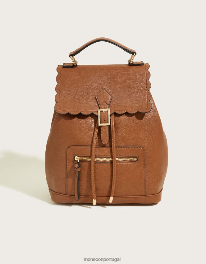 acessório mochila de vieira Monsoon mulheres bronzeado RPLH8F1410