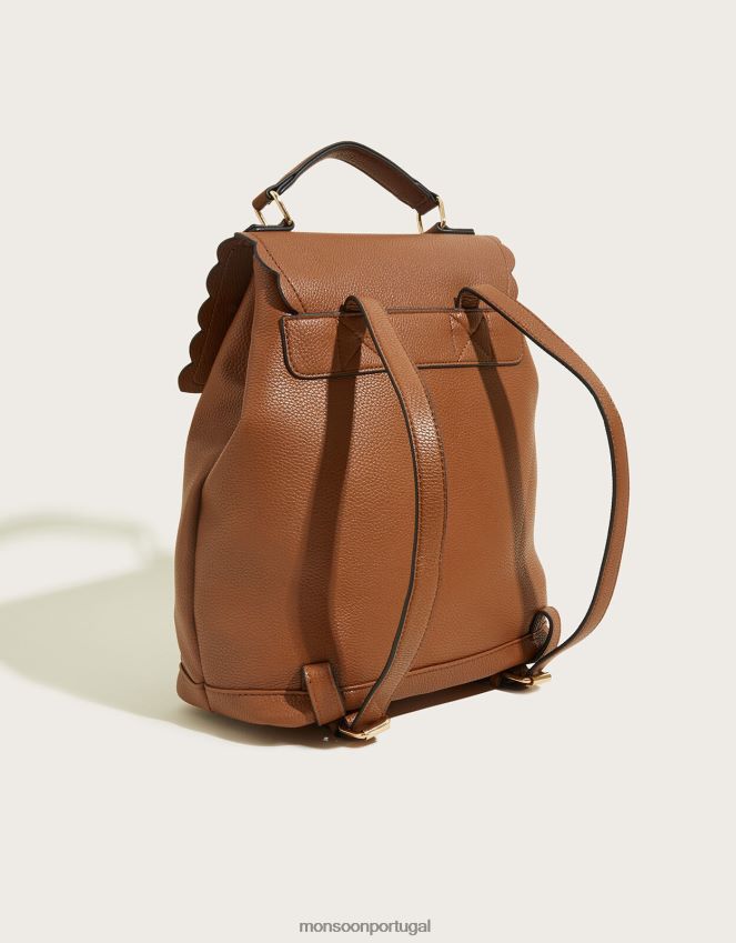 acessório mochila de vieira Monsoon mulheres bronzeado RPLH8F1410