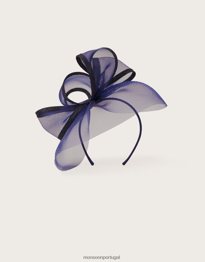 acessório bandana fascinator de rede de arco Monsoon mulheres moda RPLH8F1242