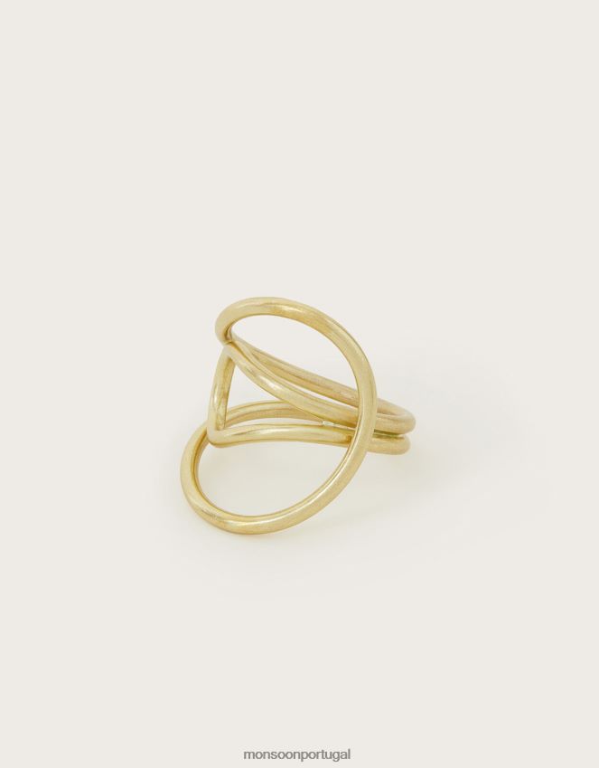 acessório anel com detalhes torcidos sibilia Monsoon mulheres à moda RPLH8F1322
