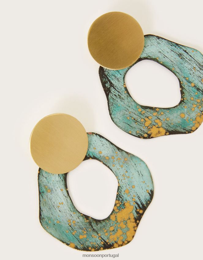 acessório brincos de disco sibilia Monsoon mulheres quente RPLH8F1356