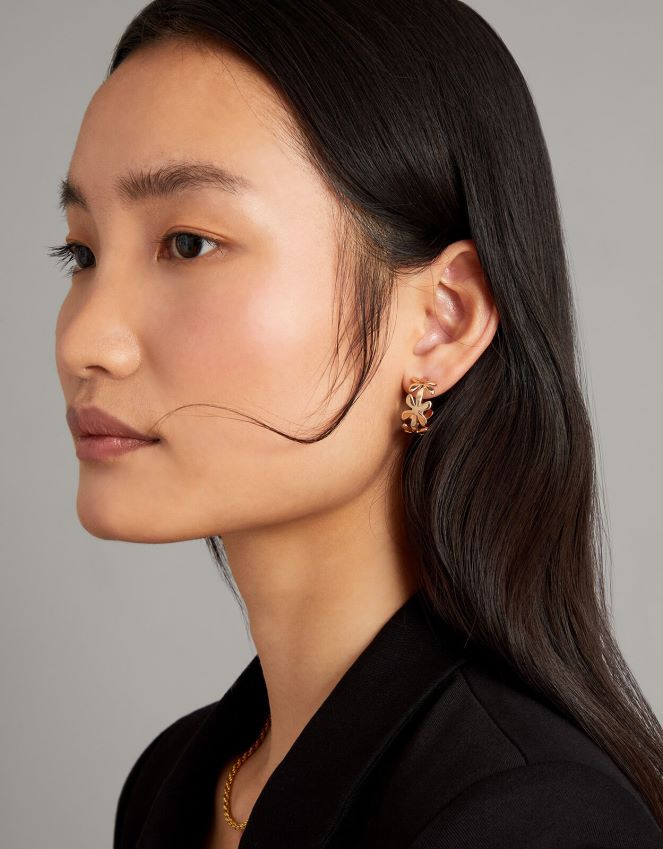 acessório brincos de margarida Monsoon mulheres quente RPLH8F1257