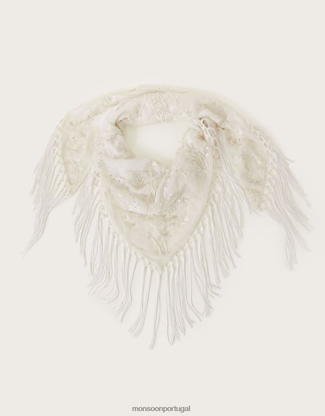 acessório cobertura de borla de noiva embelezada Monsoon mulheres à moda RPLH8F1201