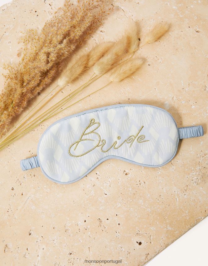 acessório máscara de olho bordada de noiva Monsoon mulheres à moda RPLH8F2739