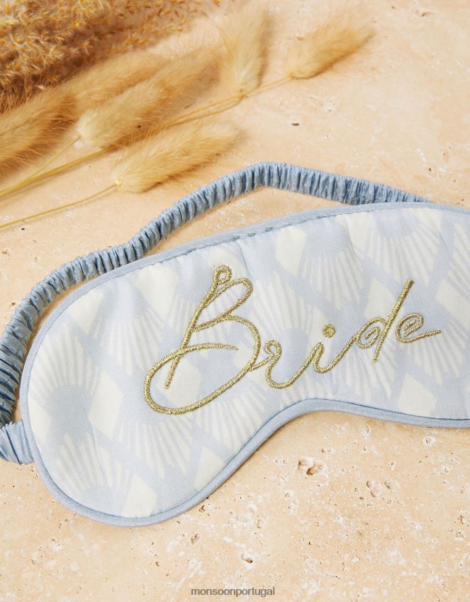acessório máscara de olho bordada de noiva Monsoon mulheres à moda RPLH8F2739