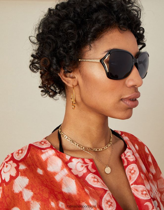 acessório embrulhe óculos de sol Monsoon mulheres à moda RPLH8F1430