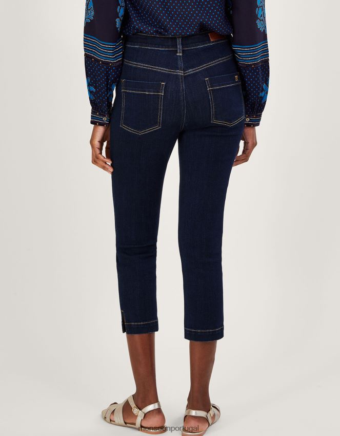 roupas Calça jeans skinny idabella com poliéster reciclado Monsoon mulheres azul (índigo) RPLH8F976