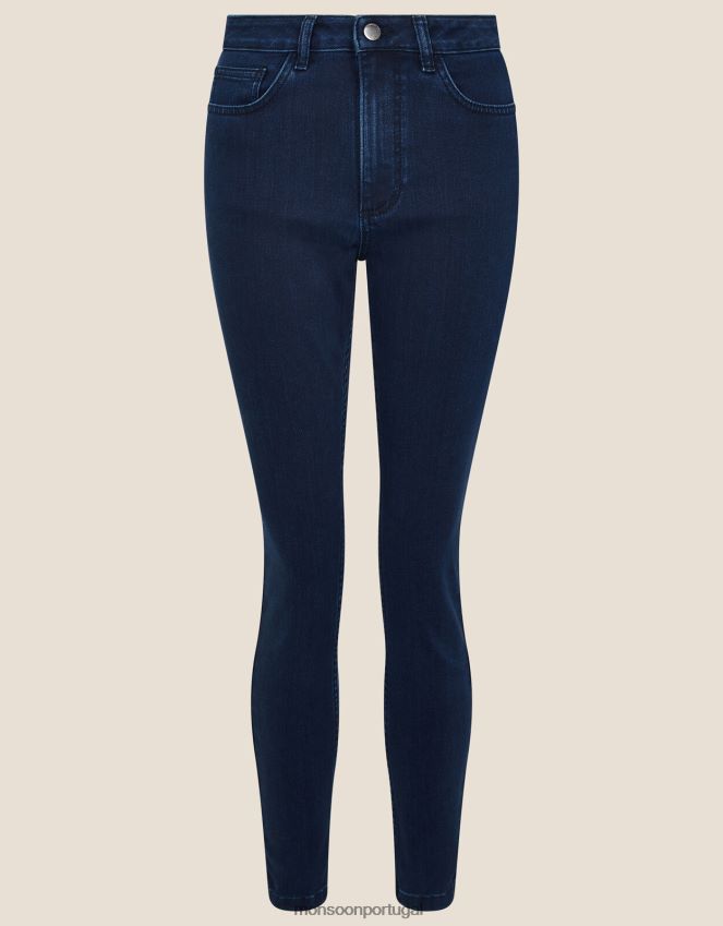roupas calça jeans carla premium Monsoon mulheres azul (índigo) RPLH8F933