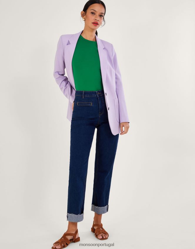 roupas regata jersey cami com lenzing ecovero Monsoon mulheres verde RPLH8F435