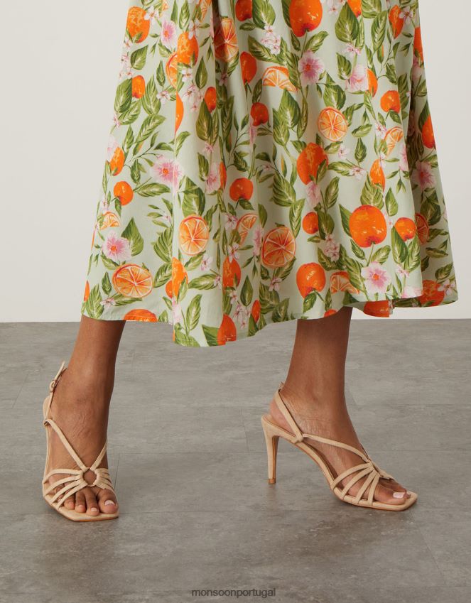 calçados mal há salto com detalhe de anel Monsoon mulheres nu RPLH8F1546