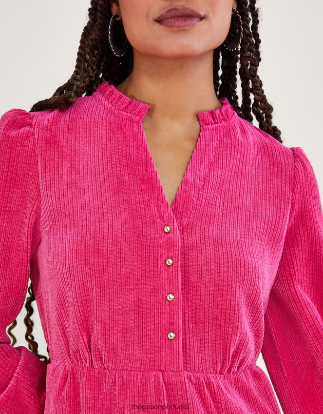 roupas vestido com cordão Monsoon mulheres rosa RPLH8F68